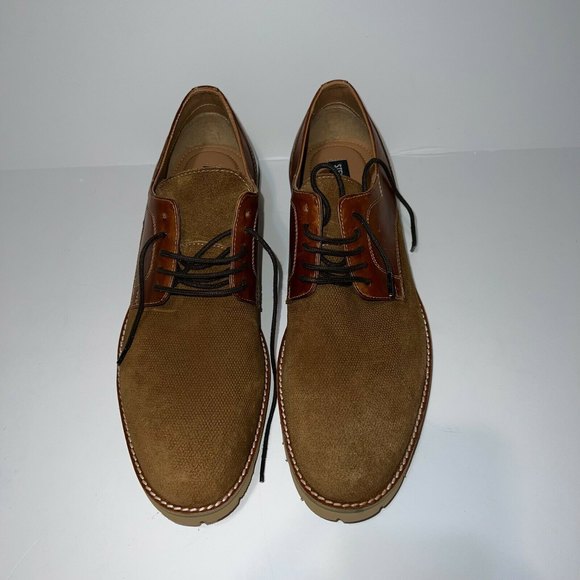 KAAN Steve Madden Mens Cognac Brown Oxford Casual Dress Shoes Size 13 D NEW main image 8